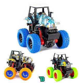Carrinho Fricção Brinquedo Monster Truck Trator Bigfoot Rally
