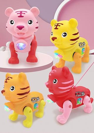 Tigre De Brinquedo Anda e Solta Musica