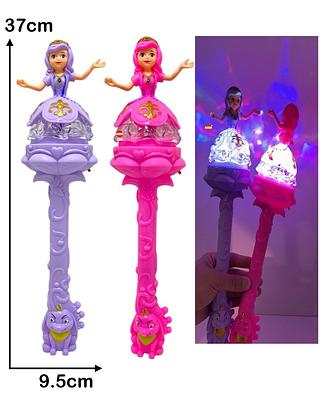 Varinha Mágica Infantil Com Luz E Som Fada Princesa Fantasia brinquedo