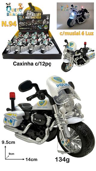 N.94-Carrinho De Ferro - Moto(CAXINHA C/12PC)