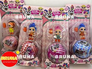 Brinquedo Mini Boneca Cartela Lol Bola