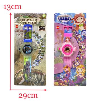 Relógio Infantil Divertido Com Projetor De Imagens Dinossauro Sereia Luminoso, Presente Pra Meninos E Meninos