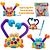 Brinquedo Sensorial educativo Caranguejo Bebê e criança Educativo Pop IT Estica e Puxa