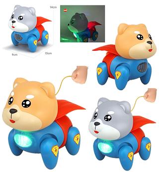 Super-Homem Elétrico Cãchorro Andando Cantando Brinquedo Infantil