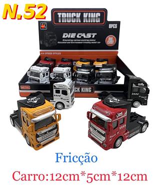 Caminhão Miniatura De Ferro Truck Fricção Carreta Carroceria(N.52)