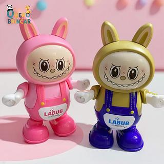 LABUBU MUSICAL DANÇARINO COM LUZ E SOM GRAVADOR DE VOZ LABUBU