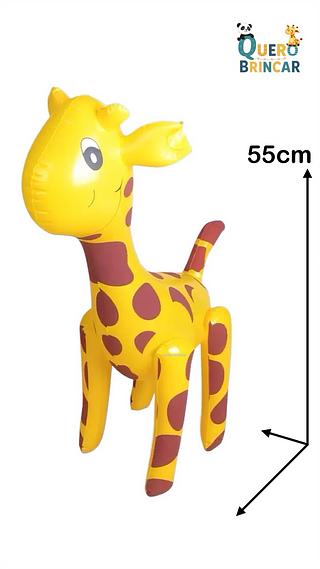 Boneco Girafa Safari Inflável 55cm