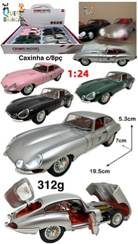 NG.335-CARRO DE FERRO-Carro esportivo Jaguar(CAXINHA C/8PC)