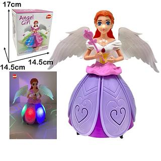 Angel Girl Boneca Com Asas Bailarina Canta Dança Com Luzes