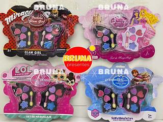 <<<<<<<<<< Kit Maquiagem Infantil Make Up Bala Borboleta