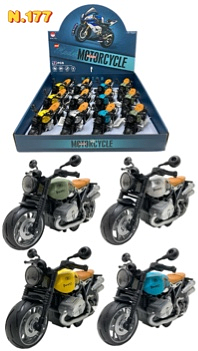 N.177-CARRO DE FERRO-Plástico de motocicleta(CAXINHA C/12PC)