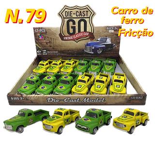 Miniatura brinquedo Ford F-100 Metal Die Cast e Fricção Bandeira Brasil (N.79)