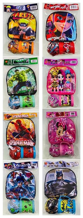 <<<<<<<<<< Mochila + Copo + Bola Supresa