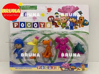 <<<<<<<<<< !!!Promoção!!! Brinquedo Cartela Pocoyo Com 5