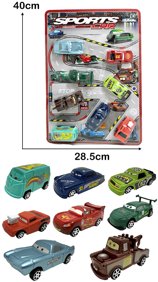 KIT CARRO C/8 PCS
