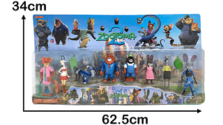 KIT ZOOTOPIA 2 C/10PC