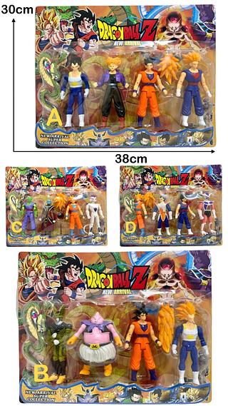 Dragon Ball Z Kit c/4pc Bonecos