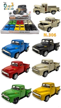 N.306-CARRO DE FERRO-serra de quebra-cabeça estilo americano(CAXINHA C/12PC)