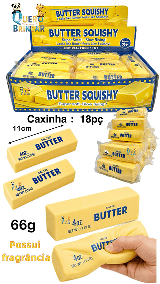 (PROMOCAO CAXINHA C/18PC)BUTTER SQUISHY