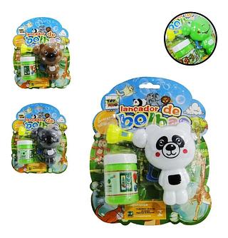 Lança Bolhas De Sabão Pistola Lançador De Bolhas Urso Sapo