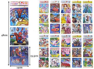 <<<<<<<<<< Quebra Cabeça com Desenho para Colorir 2 em 1 Diversos Personagens