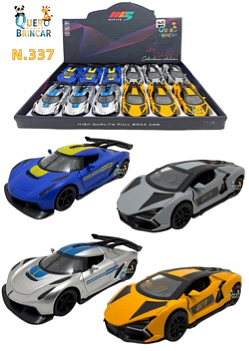N.337-CARRO DE FERRO-Lamborghini(CAXINHA C/12PC)