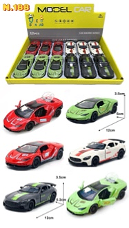 N.188-CARRO DE FERRO-Lamborghini(CAXINHA C/12PC)