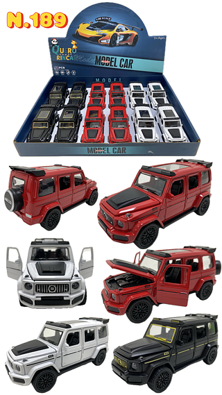 N.189🗃️(caxinha com 12pç) Mercedes-benz classe G