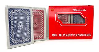 Baralho Poker Profissional Cartas De Jogo Plástico Com Estojo Prova D’Água Resistente