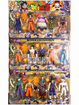 Kit 5 Bonecos Dragon Ball Z Articulados Goku 14 Cm Lacrado
