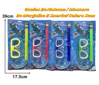 Ocolos de natacao/Mascara de mergulho e snorkrl colors sum