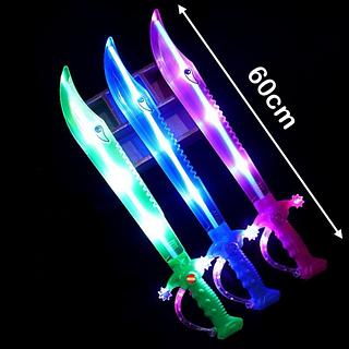 Espada de Brinquedo Com Som E Luz Led 35cm Crianças maiores 3anos