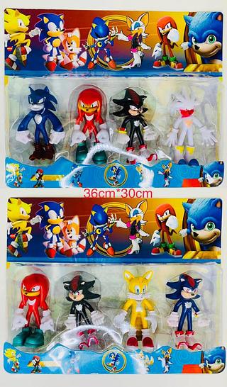 Cartelado 4 Bonecos Sonic