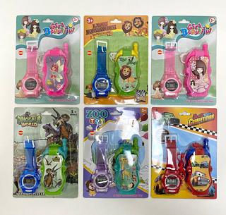 Brinquedo telefone +relogio menino ou menina, cores e estilos aleatórios