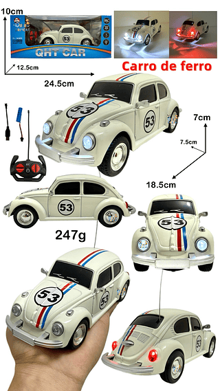 CARRO CONTROLE-FUSCA(CARRO DE FERRO)