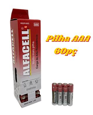 Pilha ALFACELL -AAA(60pç)