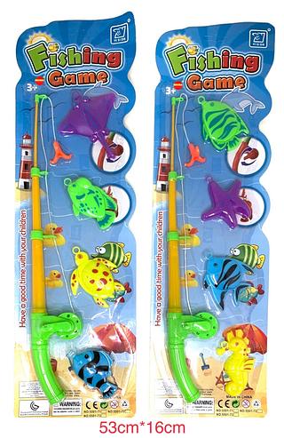 Brinquedo Infantil Pescaria Pega Peixe Vara Animais Marinho