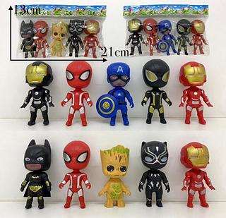 (PROMOCAO)AVENGADORES KIT BONECO C/5