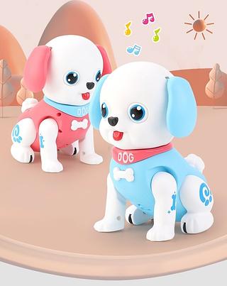 Cachorrinho Musical Filhote Divertido Anda e Late Fun Dog