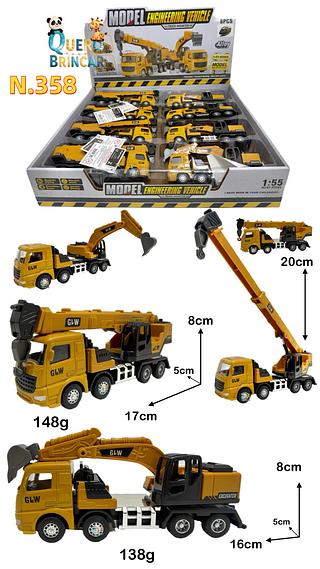 N.358-CARRO DE FERRO-GUINDASTE(CAXINHA C/8PC)