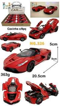 NG.326-CARRO DE FERRO-Ferrari(CAXINHA C/8PC)