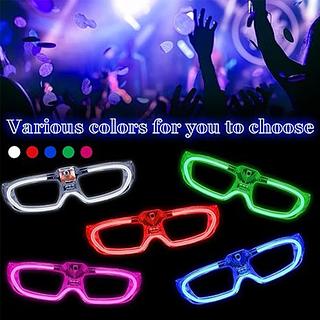 10 Peças Óculos Iluminados Suprimentos Para Festa Cabem No Natal Dia Dos Namorados Ano Novo