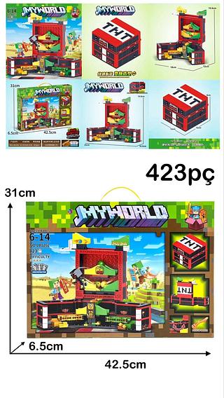 LEGO CX MINECRAFT CAXIA - 423PC