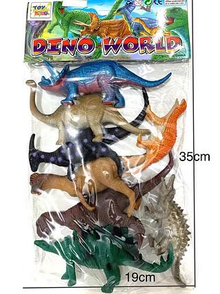 Brinquedo Coleção 8 Dinossauro De Borracha Miniatura Brinquedo Jurassic Dragao