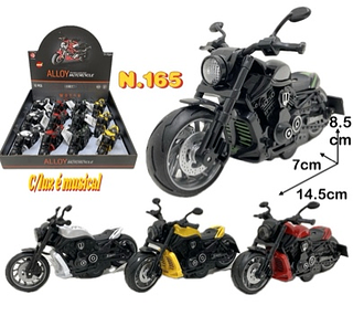 N.165-CARRO DE FERRO-Plástico de motocicleta(CAXINHA C/12PC)
