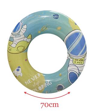Boia Infantil Inflável Cintura P Praia Piscina Astronauta 70cm