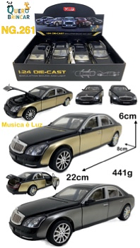 NG.261-CARRO DE FERRO-Sedã Mercedes-Benz(CAXINHA C/12PC)-grande