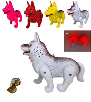 Brinquedo Cachorro anda e late com luz No Saco(MAIOR)