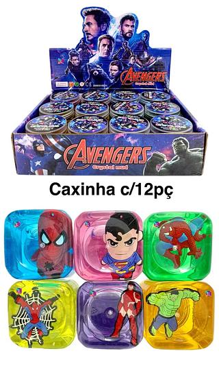 (PROMOCAO Caxinha c/12pc)Slime - Avingadores