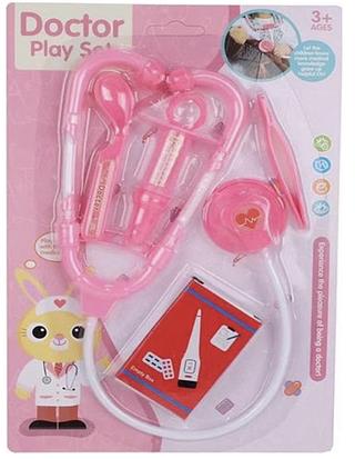 Brinquedo de Plástico Kit Médico Doctor Set 5pç